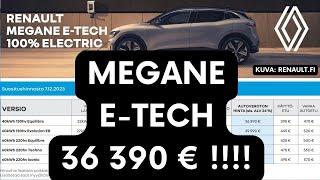 Renault sähköauto HINNANALENNUS MEGANE E-TECH !!!!