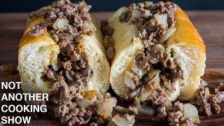 how to make a REAL PHILLY CHEESESTEAK at home