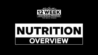Kris Gethin’s 12-Week Lean Muscle Program for Men & Women Nutrition Oveview