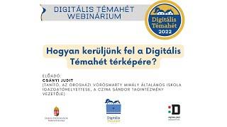 Hogyan kerüljünk fel a Digitális Témahét térképére?