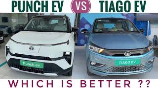 Tata Punch Ev Vs Tiago Ev 2024 - Is EV worth it? |  Tata Punch Ev Base Model 2024 | Tata Tiago Ev xt