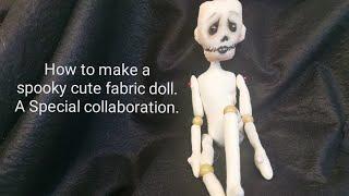 Spooky Steampunk fabric doll Part 2! A special collaboration with @JustJohnnyCreations ️