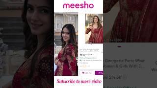 meesho lehenga haul same dress collection on meesho #shorts #youtubeshorts #meesho