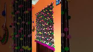#jhumar #walhanging #decoration #handmade #homedecor #reels #youtube #youtubeshorts