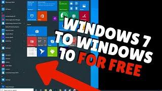 How To Upgrade Windows 7 To 10 FOR FREE.