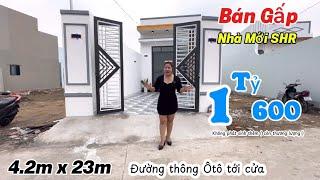 Mẫu Cấp 4 sân vườn Giá Rẻ SHR đường sân ô tôvị trí đẹp về TPHCM chỉ 20p bán nhà gần Bình chánh