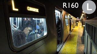 RKWY-PRKY-Bound R160 L Train at E 105 St Station