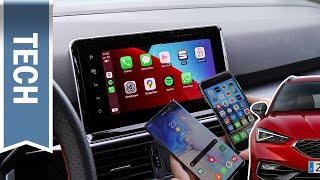 Wir koppeln: Android Auto, Apple CarPlay & Google Maps Wireless mit Seats Navigation Plus im Test