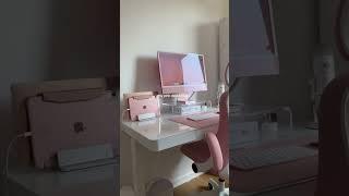 Pink Desk Setup 