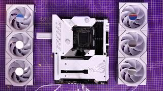 Lian Li SL INF wireless wiring and setup guide  (reverse and standard blade setup)