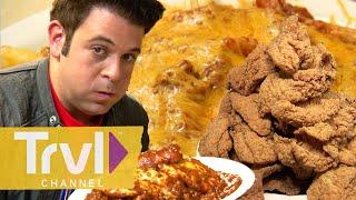 Adam vs. the MOST INSANE Fried Food Challenges | Man v. Food | Travel Channel