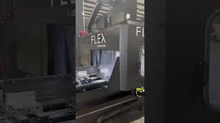 Machine Your Long Parts with the FLEXCNC #Shorts #cncmachining #VMC #manufacturing #fabshop