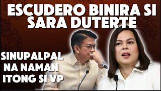 CHIZ ESCUDERO INUPAKAN SI SARA DUTERTE
