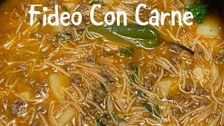 Fideo con Carne Tex Mex Comfort food! Make this when you need some comfort in your tummy!