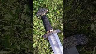 The Leif Erikson Commemorative Damascus Blade Viking Sword from Windlass
