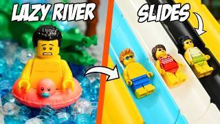 I Built a HUGE LEGO WATER PARK…