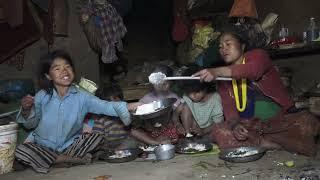 Nepali village || Cooking greens in the village