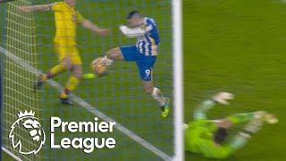 Maupay, Brighton goal disallowed v. Crystal Palace for foul on Butland | Premier League | NBC Sports