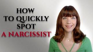 How to quickly spot a narcissist