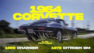 Working on a '64 Corvette, '69 Charger and a '72 Citroen SM