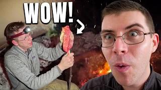 Pro Chef Reacts to Outdoor Boys Epic Campfire Cooking