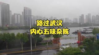 坐车路过武汉，看到车窗外的场景，内心五味杂陈