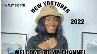 MY FIRST YOUTUBE VIDEO!!// INTRODUCTION TO MY CHANNEL 2022 #newyoutuber