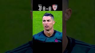 Ronaldo's first hat-trick at Juventus with his hairstyle. #shorts #juventus #ronaldo #hattrick