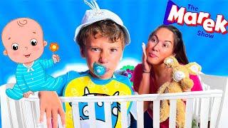 Can Marek Handle the 24 Hour Baby Challenge? Fun and Hilarious Experiment for Kids!