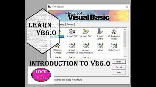 Introduction to visual basic6.0 explained with example//English
