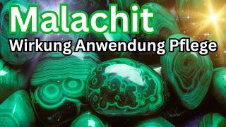 Malachit Wirkung & Anwendung als Heilstein  Kristall