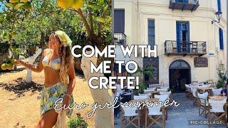 COME TO CRETE WITH ME! PLATANIAS / CHANIA - EURO GIRL SUMMER IN GREECE