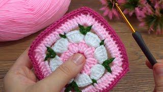 Very easy crochet motif miniature bag model explanation #crochet #knitting