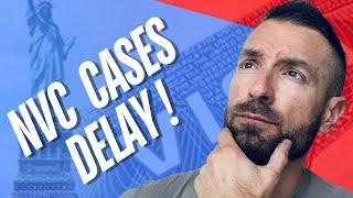 Why are cases delayed at NVC in 2024?