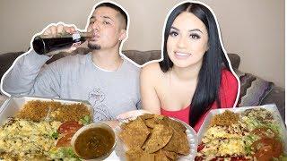 MUKBANG: HOW WE REALLY MET + FIRST DATE 