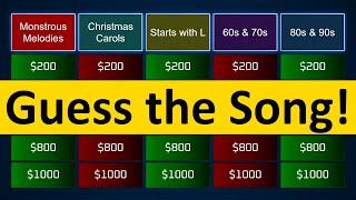 Guess the Song Jeopardy Style | Quiz #46