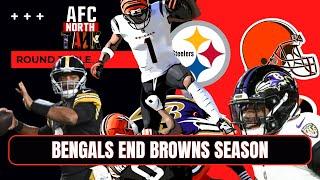 BENGALS END BROWNS SEASON | LAMAR JACKSON MVP? | RUSS IS COOKING!