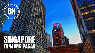 Singapore City 8K: Tanjong Pagar Neighbourhood Evening Walk (June 2021)