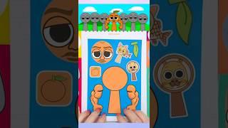 U Din Din Dun Ma Din Din Dun - Sprunki Italian Brainrot Sticker Book  스프런키 이탈리안 브레인롯 스티커Asmr
