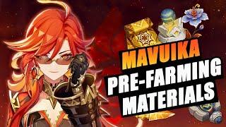 Pre-Farm Mavuika’s Ascension, Talent, and Weapon Materials Before Version 5.3 - Genshin Impact