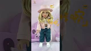 An American doll that looks like a Barbie doll#customdoll #fashiondoll