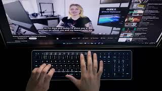 Keyboard and touchpad in one device. How CLVX 1 works