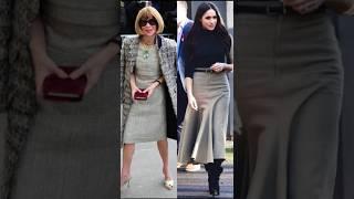 Stylish: Anna Wintour vs Meghan Markle  #viralshort