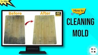 How to clean mold from wooden cutting or chopping board