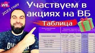 Как выгодно участвовать в акциях на Вайлдберриз в 2023 году? Новые виды акций на Wildberries!