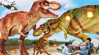 Monarch: Legacy of Monsters | Lion Vs T-rex | Jurassic Park Fan-Made Film | T-Rex Vani