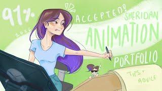 accepted!: sheridan animation portfolio! tips & tricks