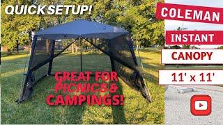 Coleman Instant Canopy | Coleman Instant Shelter 11Ft X 11Ft