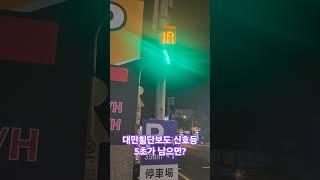 대만 횡단보도 신호등 5초가 남으면? #이무진 #신호등