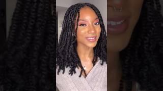 The BEST mini twist / spring twist tutorial for natural hair #protectivestyles